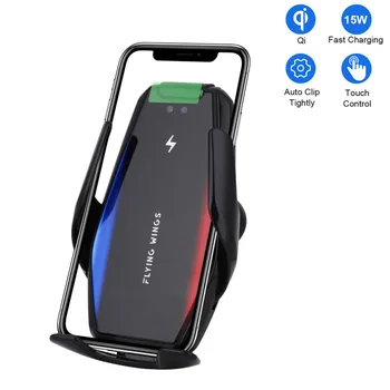 

Fashion Wireless Car Charger Mount, 15W Fast Charging Qi Charger, Automatic Clamping Air Vent Phone Holder
