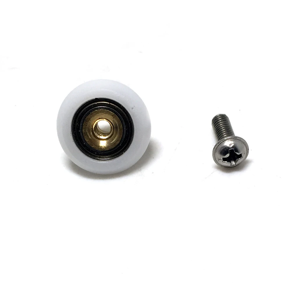 8PCS bathroom glass door sliding door shower roller Outer diameter 19mm/23mm/ 25mm/27mm with screw