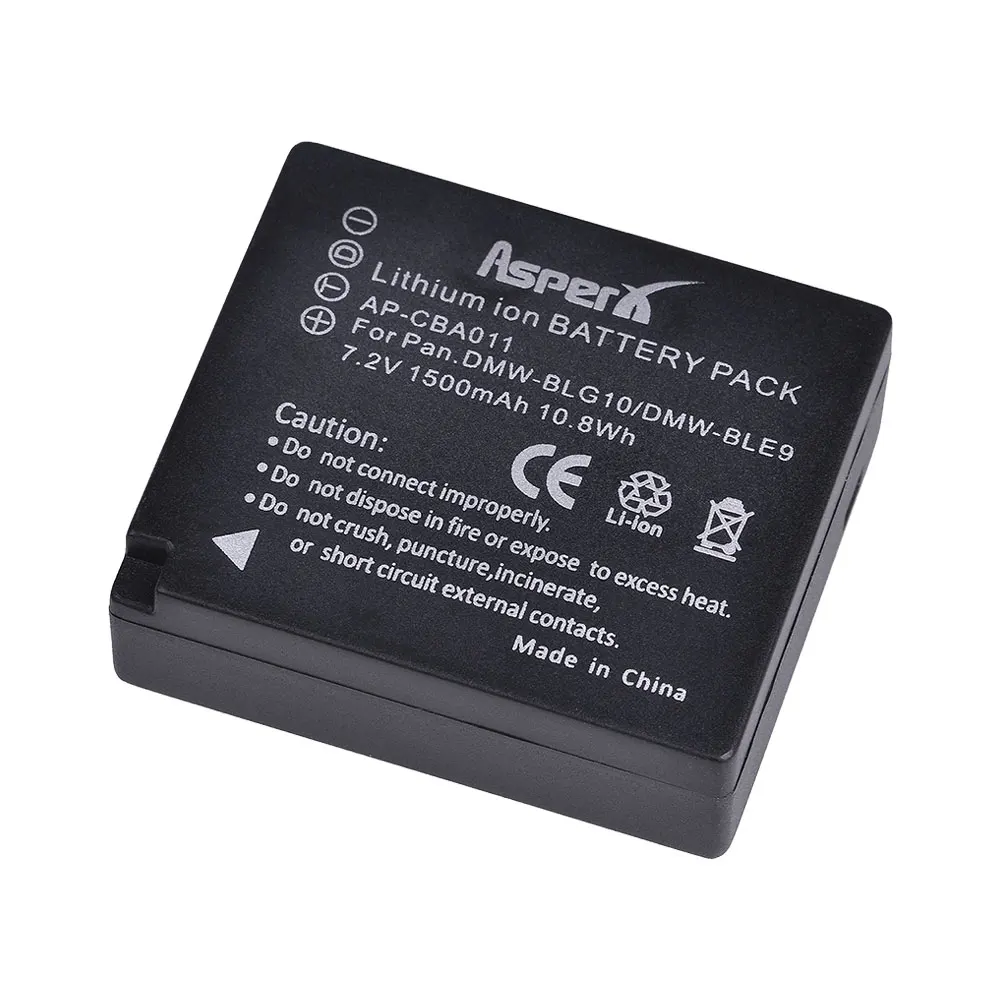 Batteria e caricabatterie compatibili per Panasonic Lumix TZ90, TZ100, GX80, DC-TZ90, LX100, TZ-80 e TZ101 - DMW-BLG10E e DMW-BLE9. 49