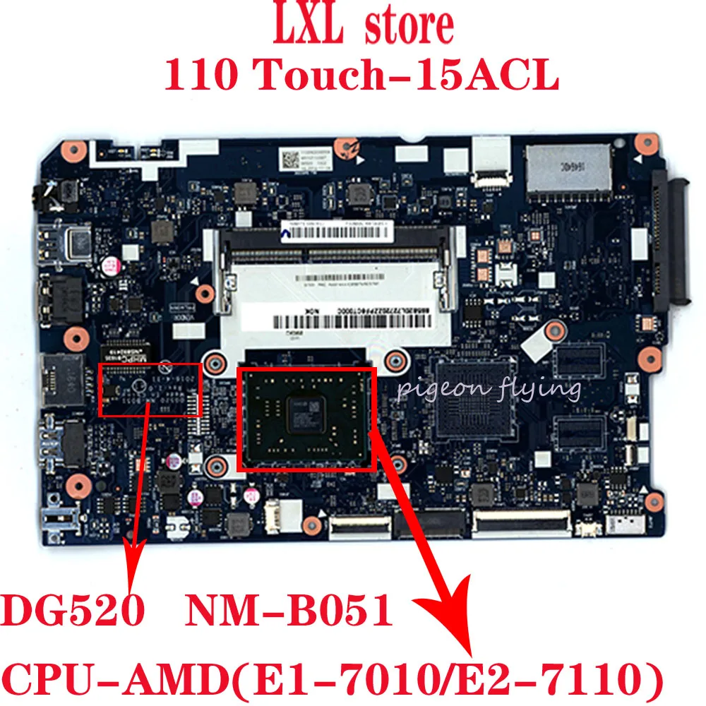 Новинка 80V7 для lenovo ideapad 110 touch -15 ACL материнская плата ноутбука ЦП: AMD-E1(7010)/E2(7110) DDR3