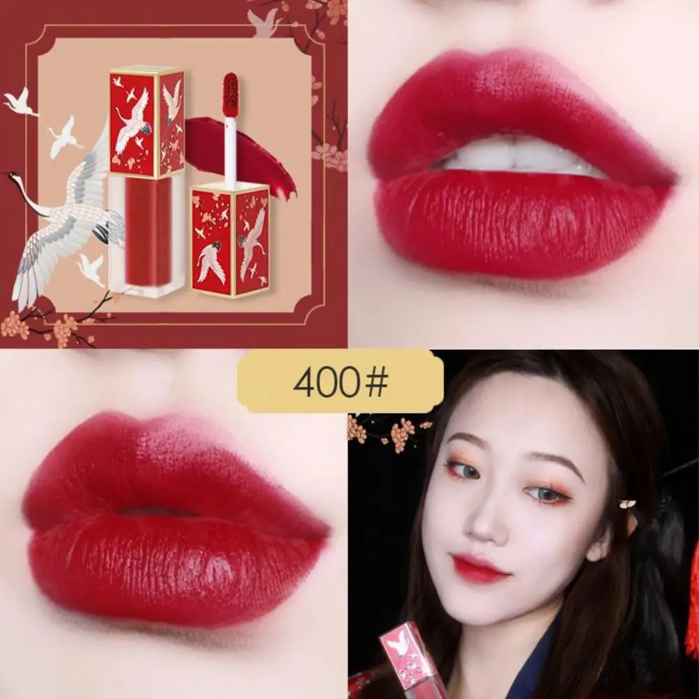 Chinese Palace Style Lip Glaze Moisturizing Waterproof Non-stick Cup Long-lasting Lip Gloss Lipstick maquiagem New Arrival Chinese Palace Style Lip Glaze Moisturizing Waterproof Non-stick Cup Long-lasting Lip Gloss Lipstick maquiagem New Arrival
