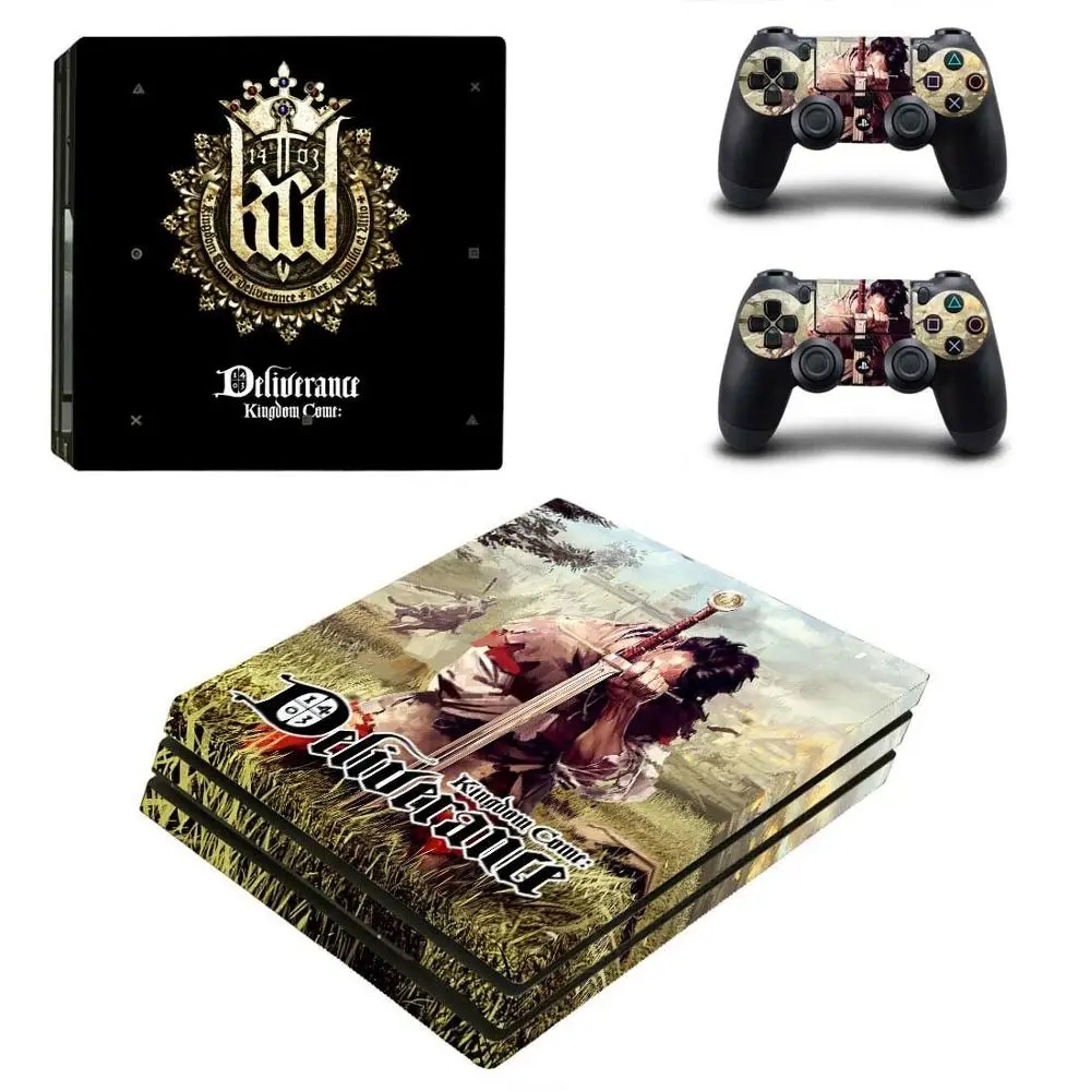 Kingdom Come: Deliverance PS4 Pro наклейки PS 4 Play станция 4 Pro Skin Pegatinas для playstation 4 Pro консоль и контроллер