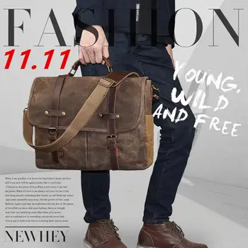 

Hot!! Sac a Main Waterproof Men Shoulder Messenger Canvas Bag Computer Laptop Briefcase Bag Men High Quality мужская сумка