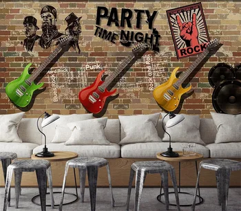 

[Self-Adhesive] 3D Guitar 21830389 Wall Paper mural Wall Print Decal Wall Murals