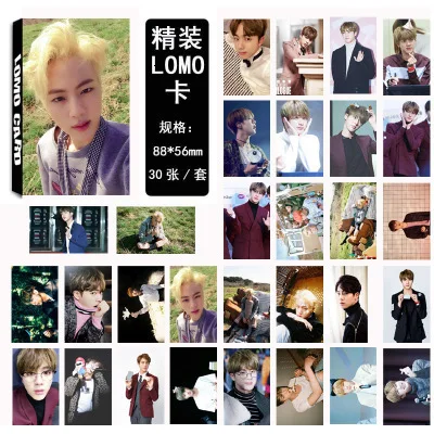30 шт./компл. KPOP bangtan boys Фотокарта карта SOUL PERSONA одиночный JIN альбом Высокое качество HD фото карта bangtan boys, K-POP - Color: JIN04