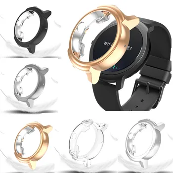 

TPU Protective Case For Ticwatch E Frame Electroplating Screen Protector Bumper Smart Watch Cover For Ticwatch E Replacement
