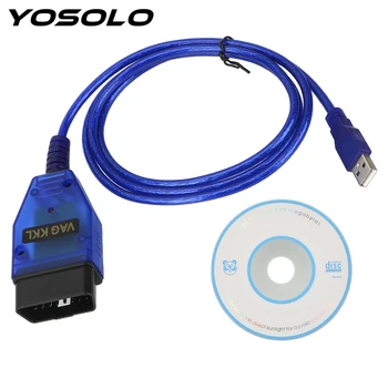 

CH340 Chip USB Diagnostic Cable Scanner VAG-COM 409.1 Scan Tool Interface Vag Com 409Com OBD2 For VW Audi Seat Volkswagen Skoda