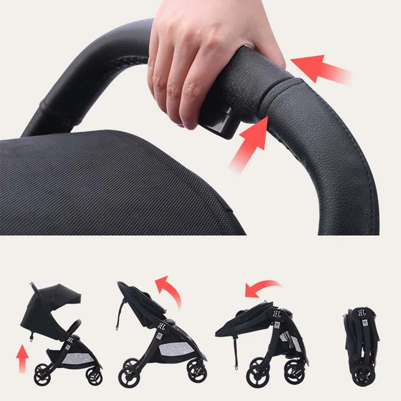 Baby stoller Lightweight stroller Portable Baby trolley 2 in 1 baby car New type Multi function
