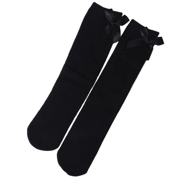 

1-6 Years Kids Girls Princess Knee High Socks w/ Bowknot