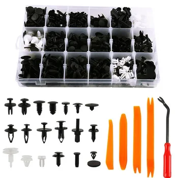 

Push pins Rivets Fastener clips Screw Plastic Replacement 435Pcs Clips