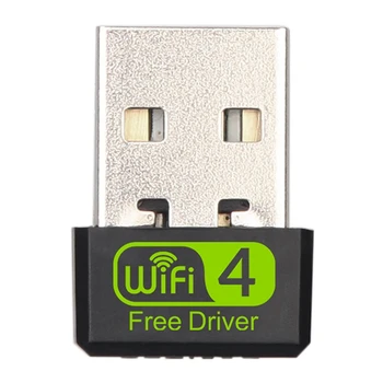 

USB WiFi Adapter, 150Mbps Single Band 2.4G Wireless Adapter, Mini Wireless Network Card WiFi Dongle for Laptop/Desktop/PC, Suppo