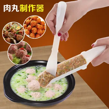 

Meatballs Fish Ball Meatball Dishes Processing Spoon DIY Meatball Maker Kitchen Creative Gadgets Kitchen Meatball Maker