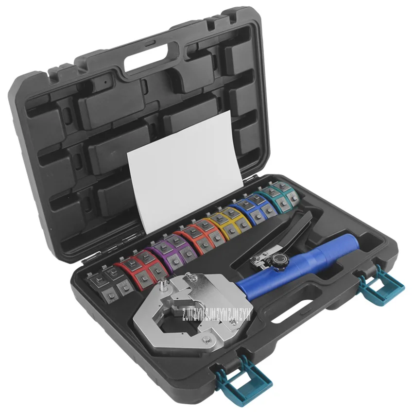 FS-7842 Portable Hydraulic Hose Crimping Tool Manual Hose Crimper Kit 8T Hydra-Crimper Automotive Air Conditioning Maintenance FS-7842 Portable Hydraulic Hose Crimping Tool Manual Hose Crimper Kit 8T Hydra-Crimper Automotive Air Conditioning Maintenance