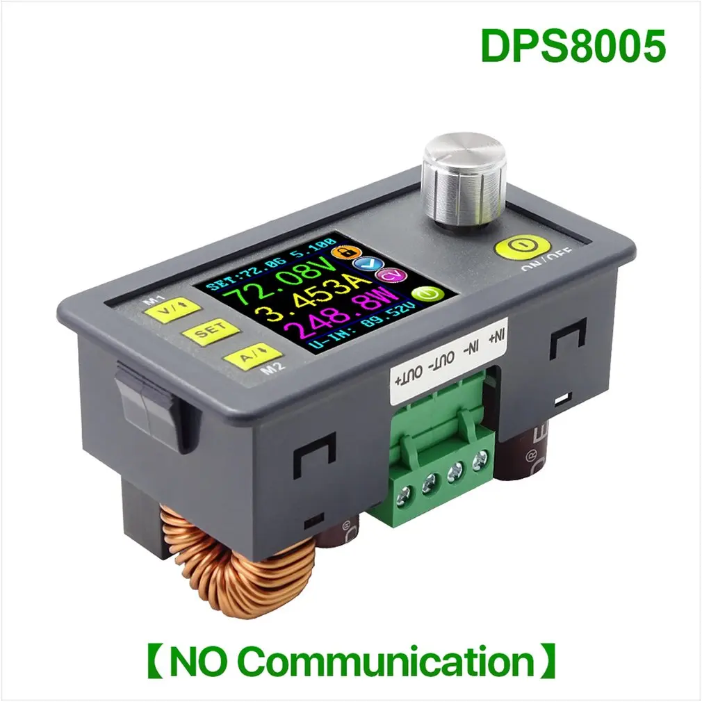 

DPS8005 Programmable Constant Voltage Current Step-down Power Supply Module Voltmeter Ammeter Buck Converter 80V 5A
