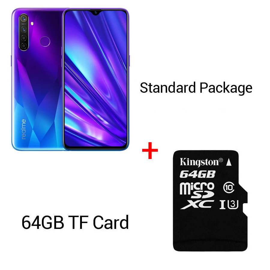 REALME 5 pro 6.3'' 4/8GB 128GB Smartphone Android P Octa-core 4035mAh 48MP+16MP Dual Camera VOOC Fast Charge 3.0 4G Mobile Phone - Цвет: 5