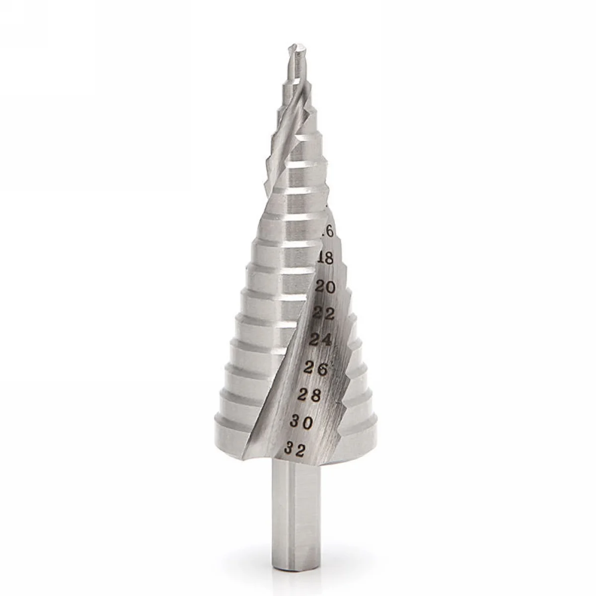 DWZ 3Pcs HSS 4241 Hole Cutter Spiral Flute Step Drill Bit Set Core Cone Step Drill