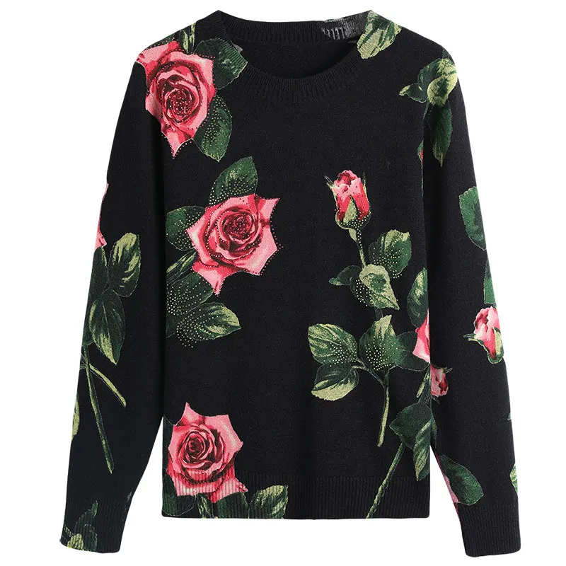 Flowers Pullovers Sweater Women | Casual Sweater Women Flower - New Knitted  Sweater - Aliexpress