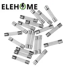 10 шт./лот 5x20 мм Быстрый Стекло комплект предохранителей в посылка 0.5A 1A 2A 3A 4A 5A 6A 7A 8A 10A 12A 15A 20A/250 V 5*20 страхование трубки