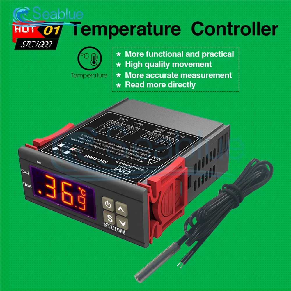 Digital Temperature Controller STC-1000 STC-3000 STC-3008 STC-3018