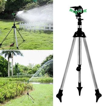 

Garden Sprinkler Adjustable Garden Plant Watering Telescopic Tripod Sprinkler Irrigation Kit Garden Lawn Watering System