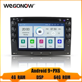 

DSP PX6 IPS Android 9.0 6 Core 4G 64G Car DVD Player GPS map RDS Radio Wifi Bluetooth 4.2 For Renault Megane 2 ii 2003-2009 2010