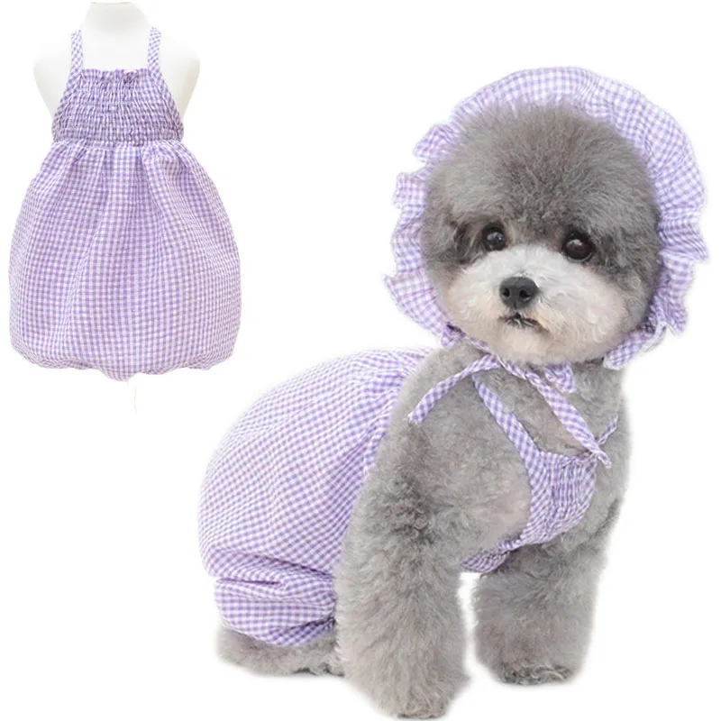 

Pink Adorable Cozy Dog Pajamas,Cotton Clothes,Dog Jumpsuit,Pumpkin Pants,Suspenders Vest,PJS Puppy Kitten,Tracksuit Clothing,XXL