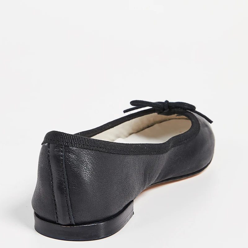 Черные балетки на плоской подошве, женская обувь с круглым носком и бантиком-бабочкой женские Модные Повседневные Вечерние туфли без шнуровки, большие размеры 15, 16, обувь для зрелых женщин