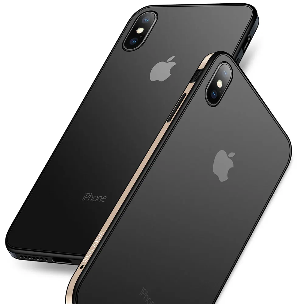 Металлический Чехол-бампер для iPhone XR 11 Pro XS Max X 8 Plus 7 6 S 6, Силиконовый противоударный прозрачный чехол, милый аксессуар для телефона