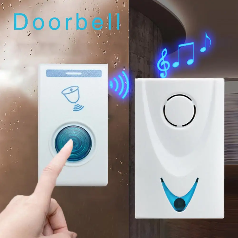 Wireless Digital Doorbell with 32 Melodies 