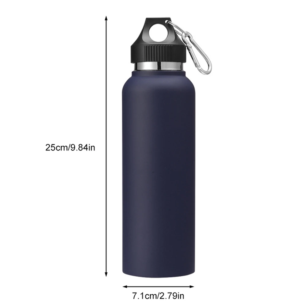 600ml 304 Stainless Steel Thermos Cups Double Wall Vacuum Insulated Portable Water Bottles For Car Outdoor Travel Customizable