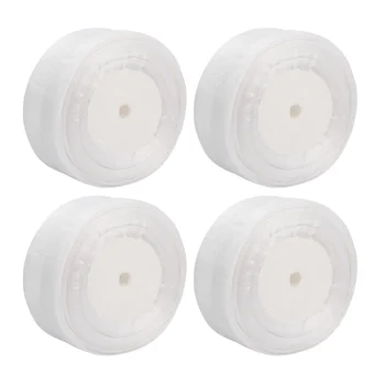 

4 Rolls Wrapping Ribbon Solid Color Ribbon Band Soft Ribbons Roll for DIY Craft