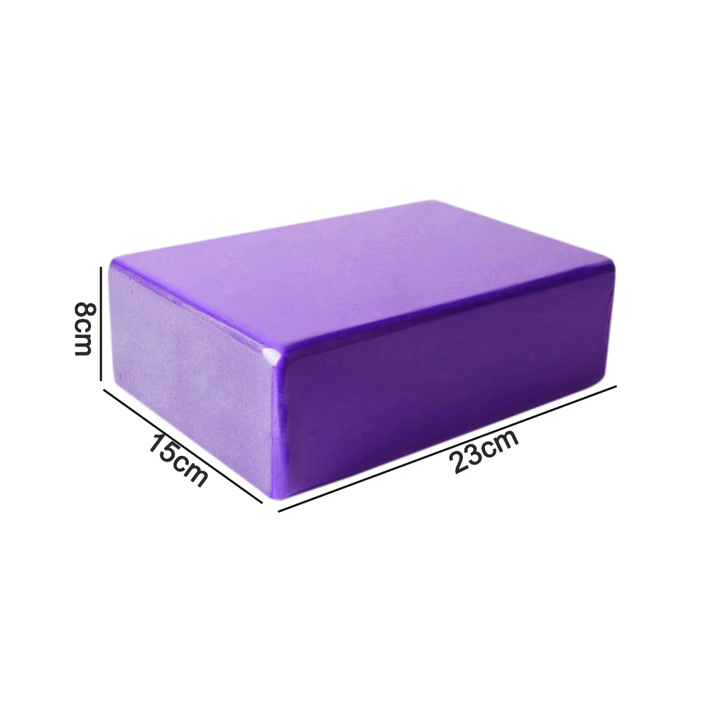 2pcs Yoga Brick Eva Yoga Block Colorful Foam Block Bolster Yoga Exercise Workout Training Bodybuilding Equipment Yoga Cushion