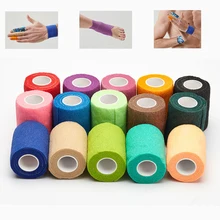 5pcs Set Tattoo Accesories Grip Wrap Disposable Nonwoven Waterproof Self Adhesive Elastic Bandage Finger Wrist Protection Tape