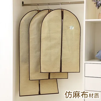

Thick Clothing Dust Cover Suit Overcoat Storage Bag Clothes Garment Suit Bag Transparent Stereo Dustproof Bag