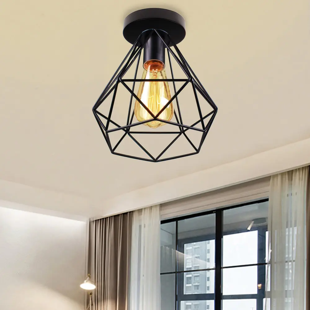 

LED Ceiling Lamp Retro Northern European-Style Restaurant Living Room Ceiling Lamp Creative Cool Indoor Bedroom Corridor Aisle L