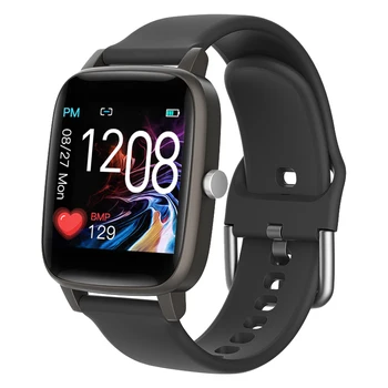 

NORTH EDGE Full Press Sn Color Sn Sports Watch for Android IOS Smart Clock Fitness Tracker Smart-Watch Black
