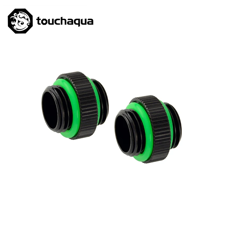 Удлинитель Bitspower Touchaqua Mini Dual G1/4 дюйма соединитель для компьютера черный