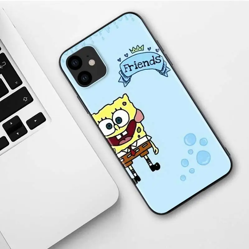 Best friend cute Shockproof Cover For Apple iPhone 12 11 SE XS XR X 7 8 6 5 S mini Plus Pro MAX 2020 Black Phone Case