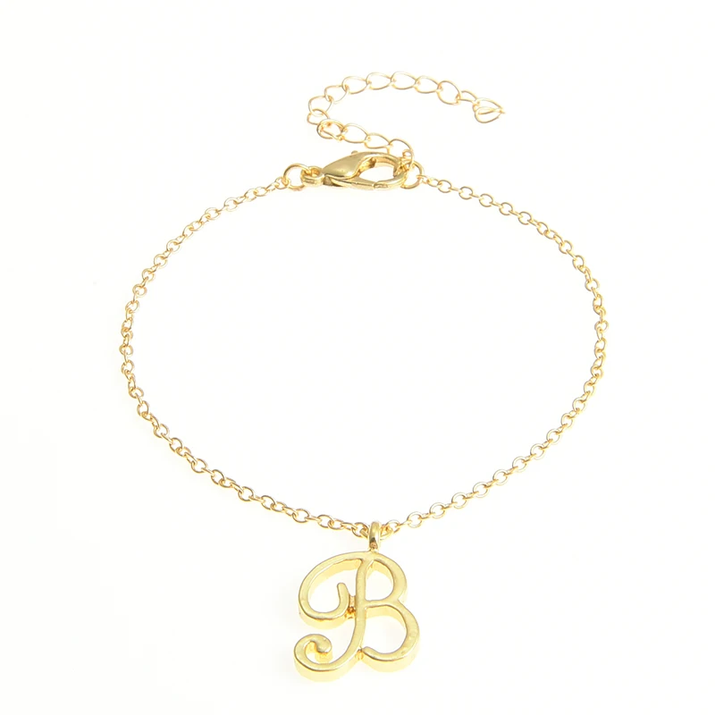 Letter B Script Alphabet Dangle Charm