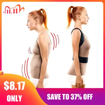 

Adjustable Corrector X-Shape Corset Back Brace Straightener Upper Shoulder Spine Support Belt Posture Correction For Men Women