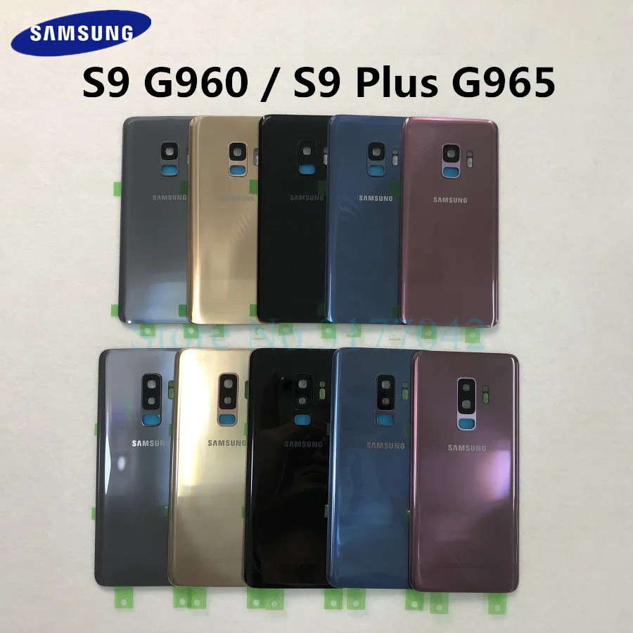 Задняя крышка аккумулятора SAMSUNG Galaxy S9 Plus s9 + G965 SM G965F G965FD G960 G960F G960FD стеклянная