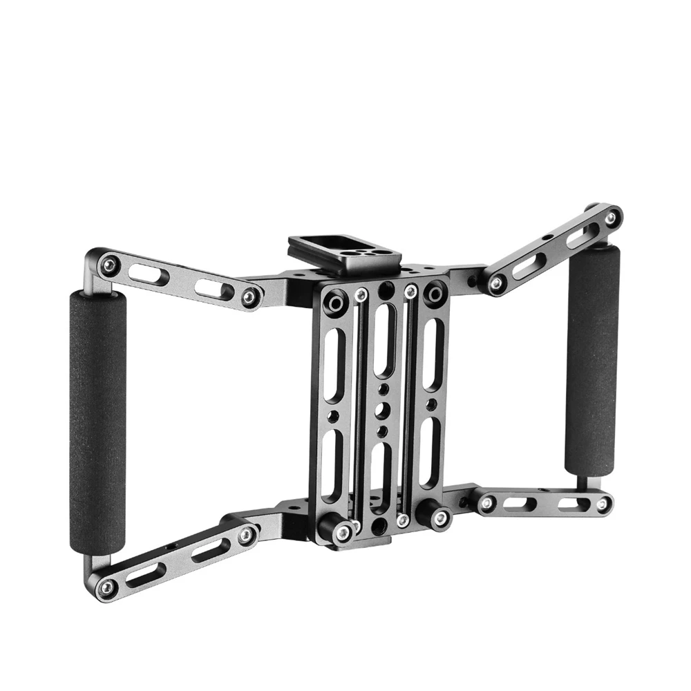 

Monitor Cage Dual Handle Kit for 7 inch Camera Field Monitor for Feelworld Viltrox Aputure Atomos Ikan 7'' LCD Monitors Rig