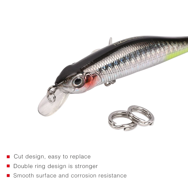 TSURINOYA DW44 8 см г Minnow приманки для рыбалки глубина погружения: 1m твердая приманка