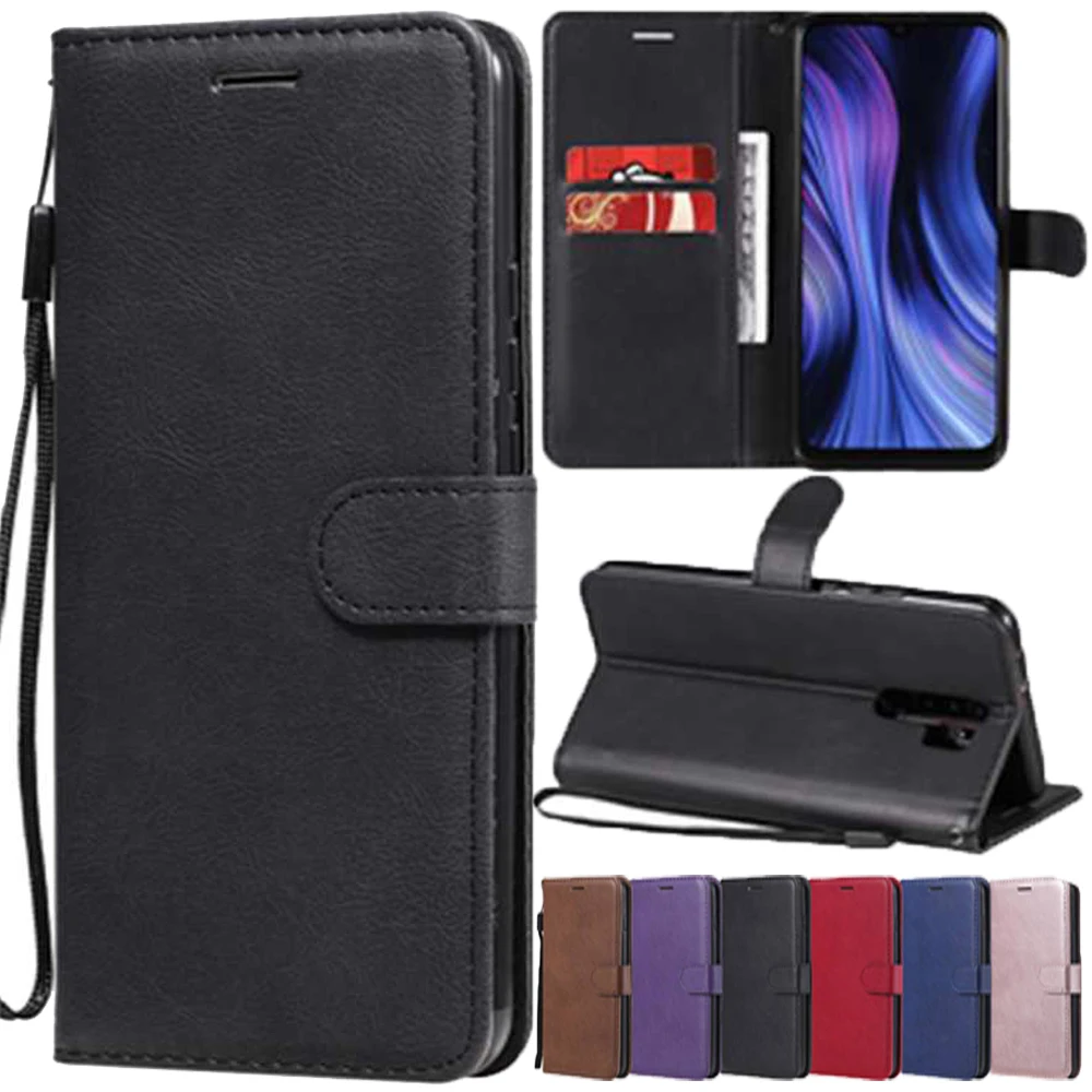 Leather Case For Xiaomi Redmi S2 GO 4A 5Plus 8A 9A 9C 10X K20 K30 Pro Note 4X 5 5A 6 7 8 8T 9 9S 9T 10 Pro Flip Wallet Cover Bag