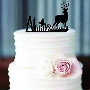 

Deer Cake Topper Forest them party Cake Topper,Birthday Party Decorations,Party Supplies