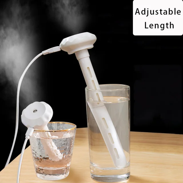 USB Mini Ultrasonic Air Humidifier LED Lamp USB Essential Oil Diffuser Car Purifier Aroma Anion Mist