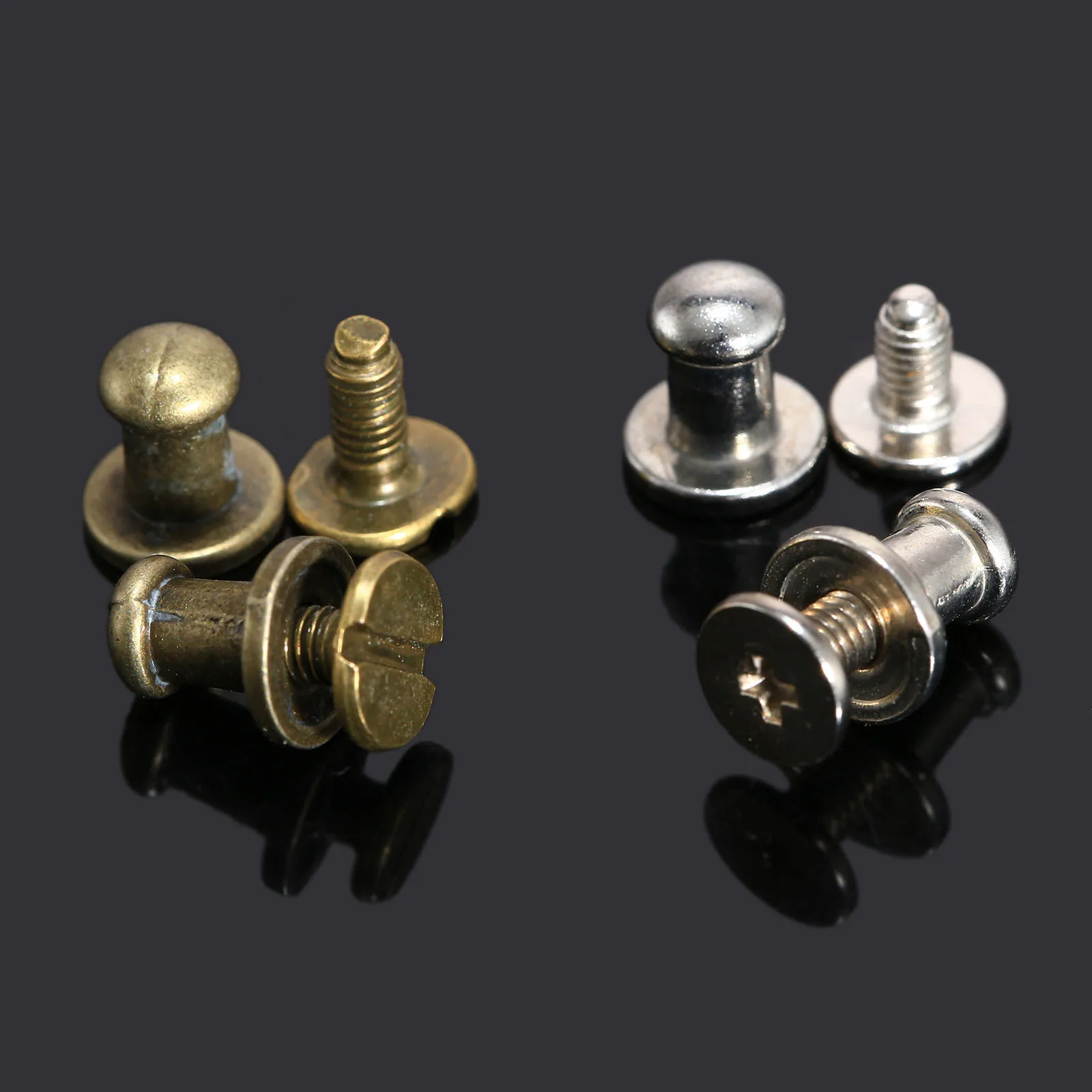 12Pcs Mini Knobs Door Pulls Cabinet Handles Antique Bronze/Silver Chest Drawer Cupboard Box Furniture Hardware Pulls Nails Furniture Knobs Mechanical Equipment Handles