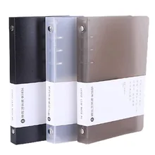 

3 Pack A6 Size 6-Ring PVC Binder Cover Refillable Notebook Loose Leaf Personal Organizer Planner Protector for A6 Filler Paper