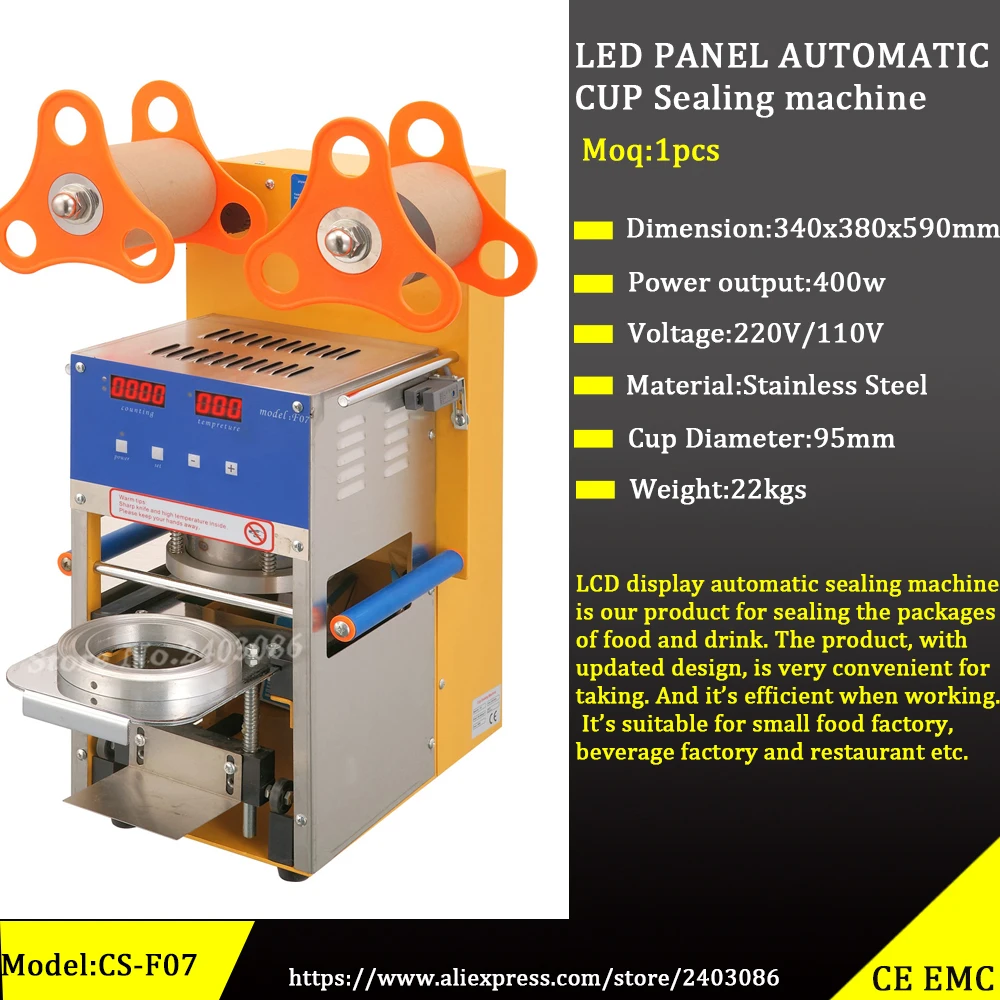 

Automatic Cup Sealing machine 220V/110v