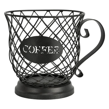 

NEW-Coffee Pod Holder,Organizer Mug,Cup Keeper Coffee & Espresso Pod Holder, Coffee Mug Storage Basket Fruit Snack Basket